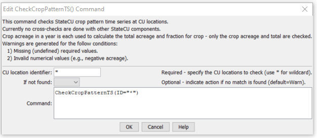 CheckCropPatternTS - CDSS / StateDMI