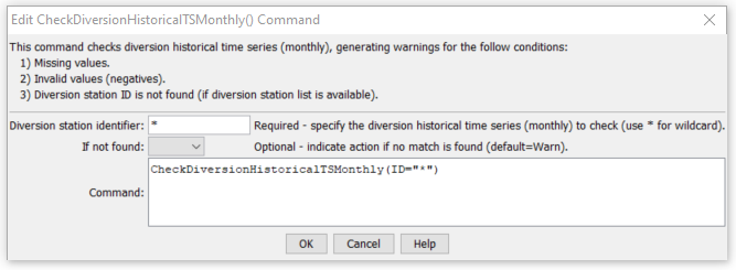 CheckDiversionHistoricalTSMonthly - CDSS / StateDMI