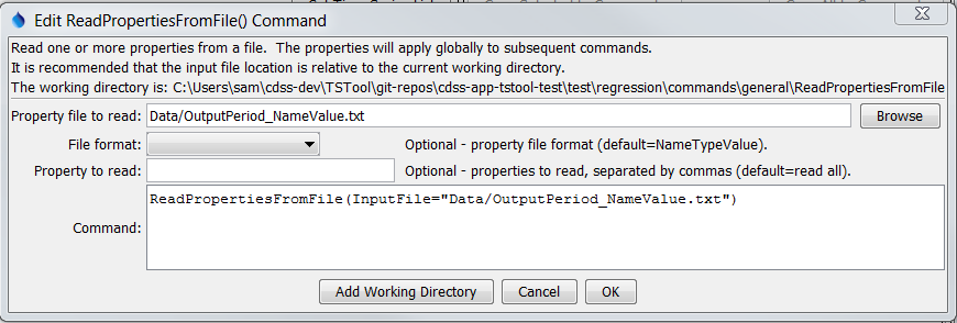 ReadPropertiesFromFile - CDSS / StateDMI