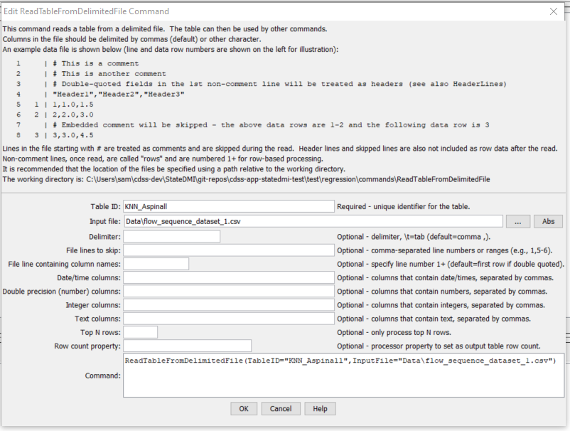 ReadTableFromDelimitedFile - CDSS / StateDMI