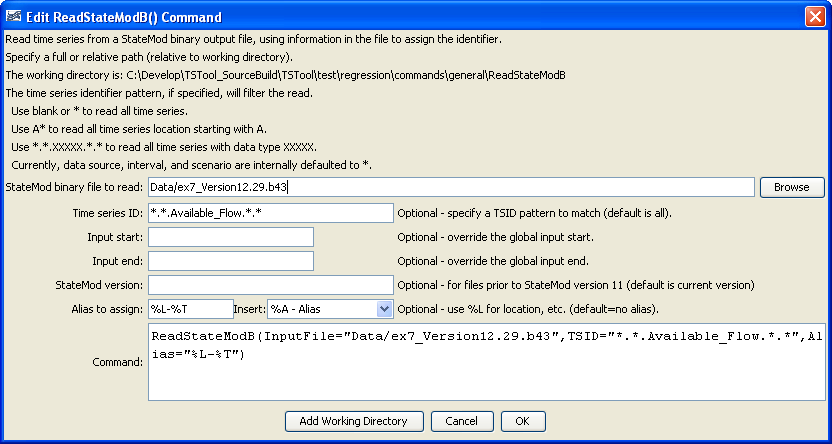 ReadStateModB - CDSS / TSTool