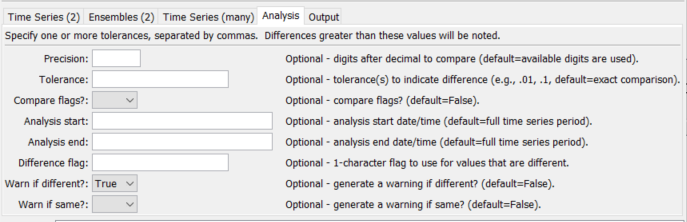 CompareTimeSeries Analysis