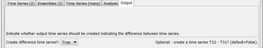 CompareTimeSeries Output
