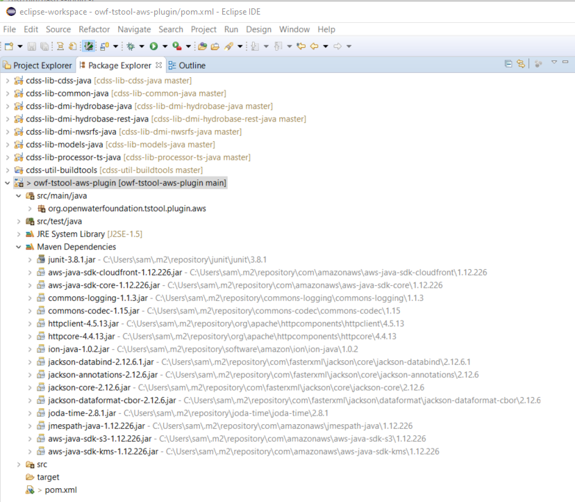 Plugin Project - CDSS / TSTool (Developer)