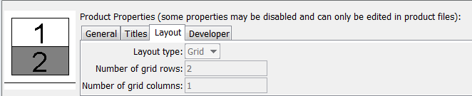 Example Product Layout Properties