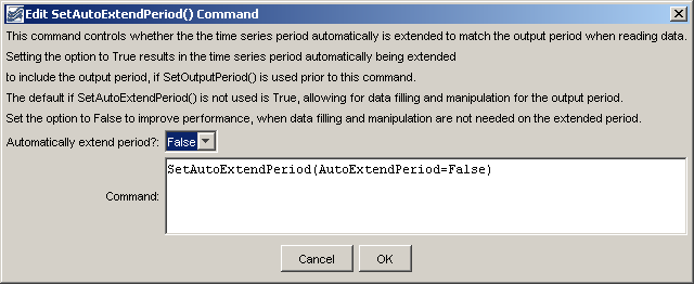 SetAutoExtendPeriod command editor