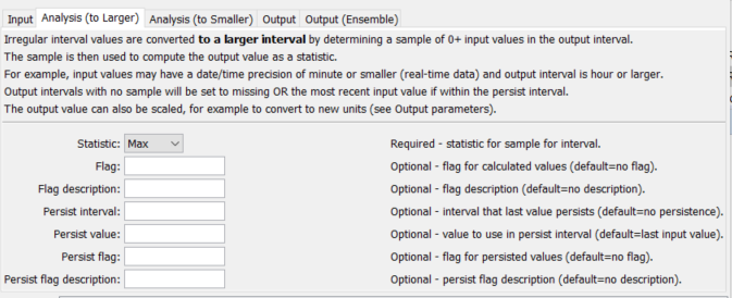 ChangeIntervalIrregularToRegular command editor for Analysis to larger Parameters