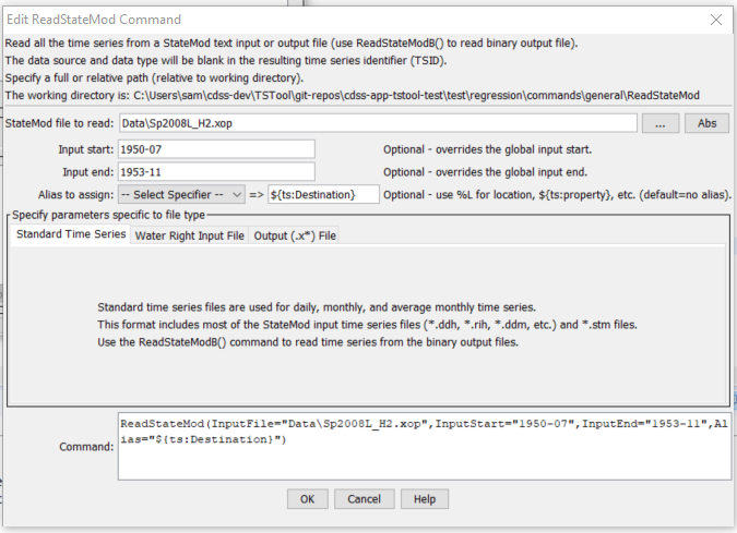 ReadStateMod command editor