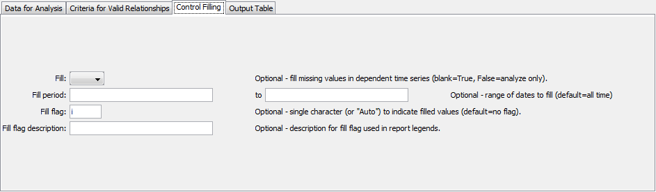 FillMixedStation command editor for Fill parameters