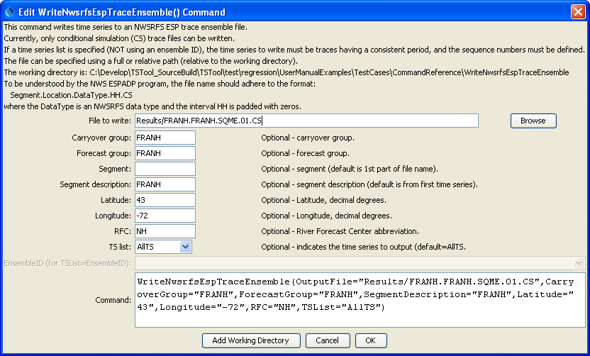 WriteNwsrfsEspTraceEnsemble command editor