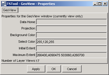 Main GeoView Properties