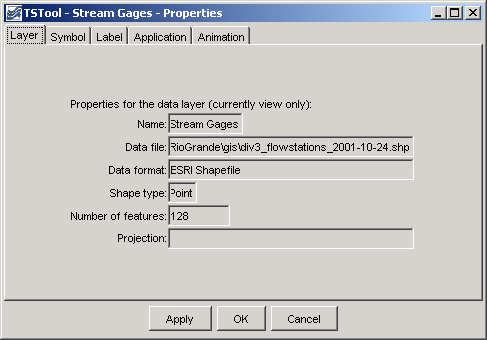GeoView Layer Properties