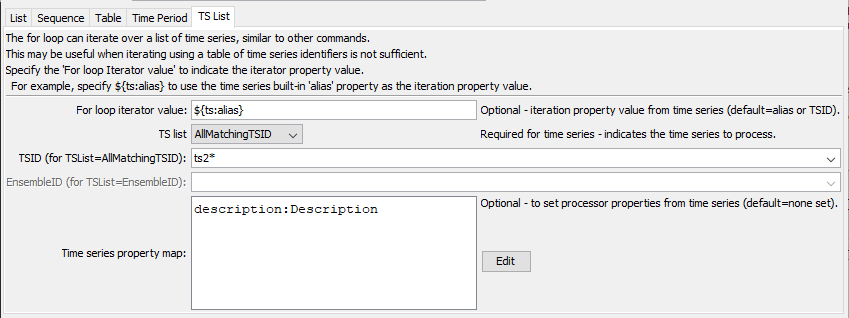 For - CDSS / TSTool
